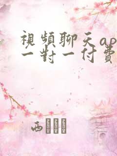 视频聊天app一对一付费