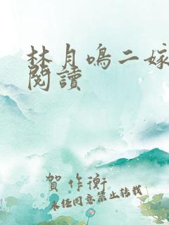 林月鸣二嫁正版阅读