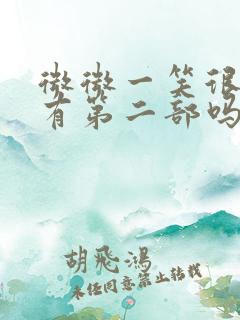 微微一笑很倾城有第二部吗