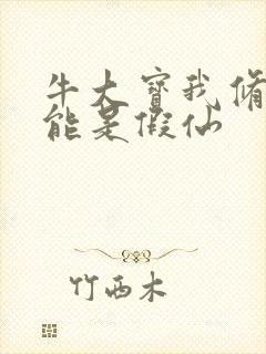 牛大宝我修的可能是假仙