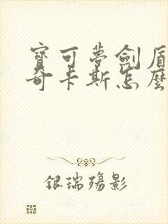 宝可梦剑盾雷吉奇卡斯怎么抓