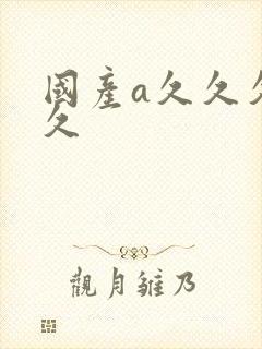 国产a久久久久久