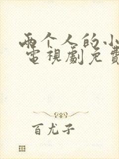 两个人的小森林 电视剧免费