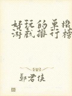 好玩的单机手机游戏排行榜