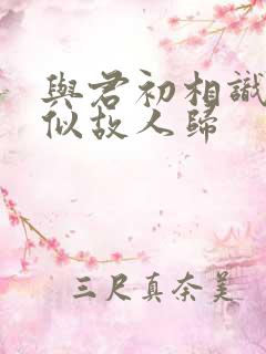 与君初相识·恰似故人归