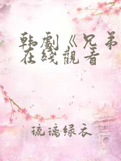 韩剧《兄弟情》在线观看