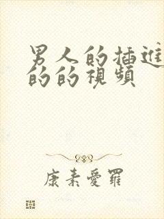 男人的插进女人的的视频