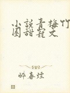 小说青梅竹马校园甜宠文