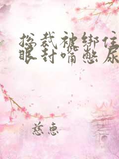 总裁被绑住把尿眼封嘴憋尿小说