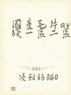 国产毛片av在线一区二区