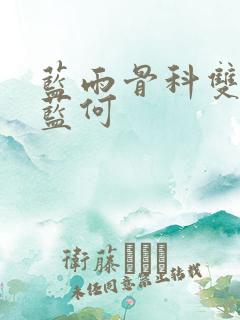 蓝雨骨科双男主蓝何