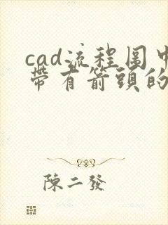 cad流程图中带有箭头的线怎么画