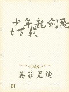 少年龙剑飞txt下载