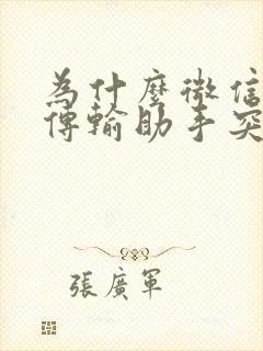 为什么微信文件传输助手突然显示