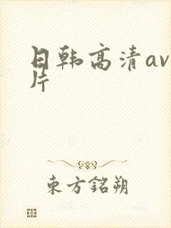 日韩高清av毛片