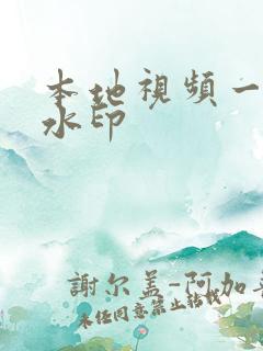 本地视频一键去水印