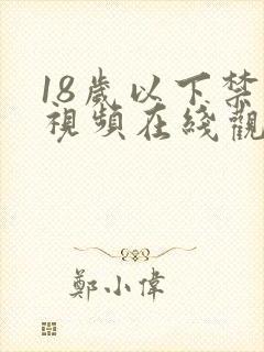 18岁以下禁看视频在线观看