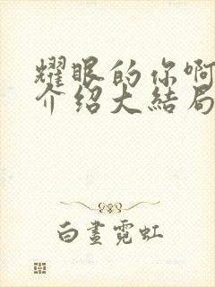 耀眼的你啊剧情介绍大结局