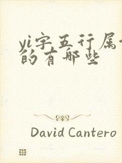 yi字五行属金的有哪些