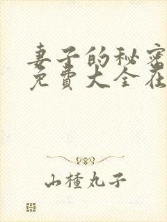 妻子的秘密小说免费大全在线阅读下载