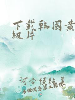 下载韩国黄色一级片