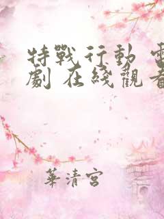 特战行动 电视剧 在线观看