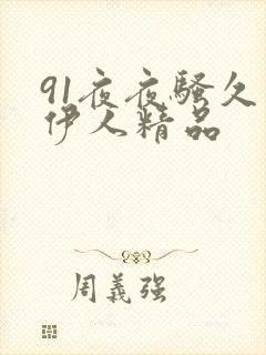 91夜夜骚久久伊人精品