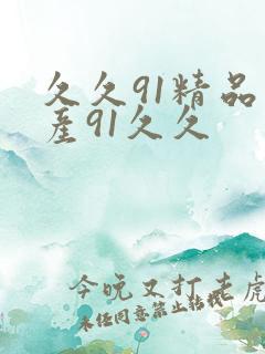 久久91精品国产91久久