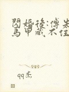 闪婚后:傅先生马甲藏不住