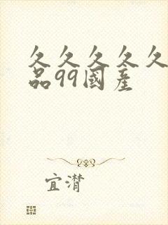 久久久久久久精品99国产