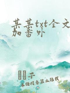 某某txt全文加番外