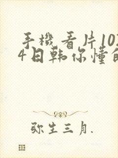 手机看片1024日韩你懂的