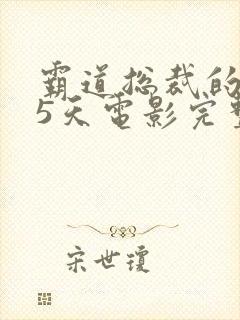 霸道总裁的365天电影完整版第三季