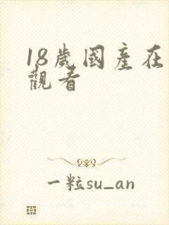 18岁国产在线观看