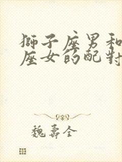 狮子座男和白羊座女的配对指数