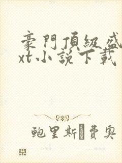 豪门顶级盛婚txt小说下载