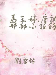 马玉婷,唐诚是哪部小说的主角