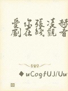 爱你张凌赫电视剧在线观看免费