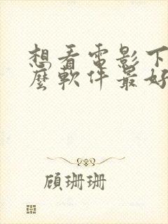 想看电影下载什么软件最好