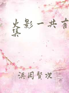 火影一共有多少集