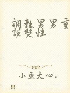 调教男男重口小说双性