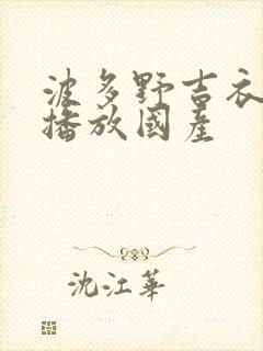 波多野吉衣在线播放国产