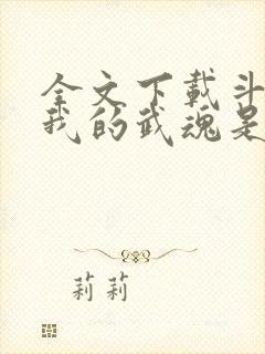 全文下载斗罗之我的武魂是魂环