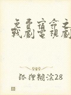 免费宿命之敌谍战剧电视剧大全在线观看