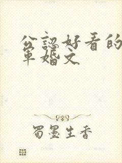 公认好看的年代军婚文