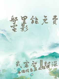 哪里能免费下载电影