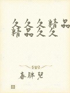 久久久精品国产精品久久