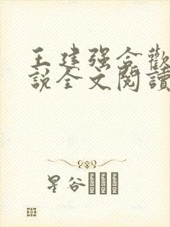 王建强合欢宗小说全文阅读