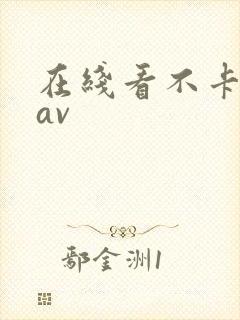 在线看不卡日韩av