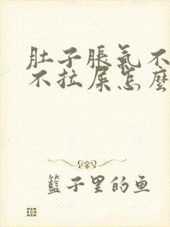 肚子胀气不放屁不拉屎怎么办